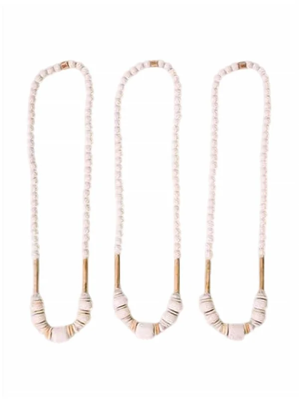 Old medallion necklaces-The Olivia Necklace In White