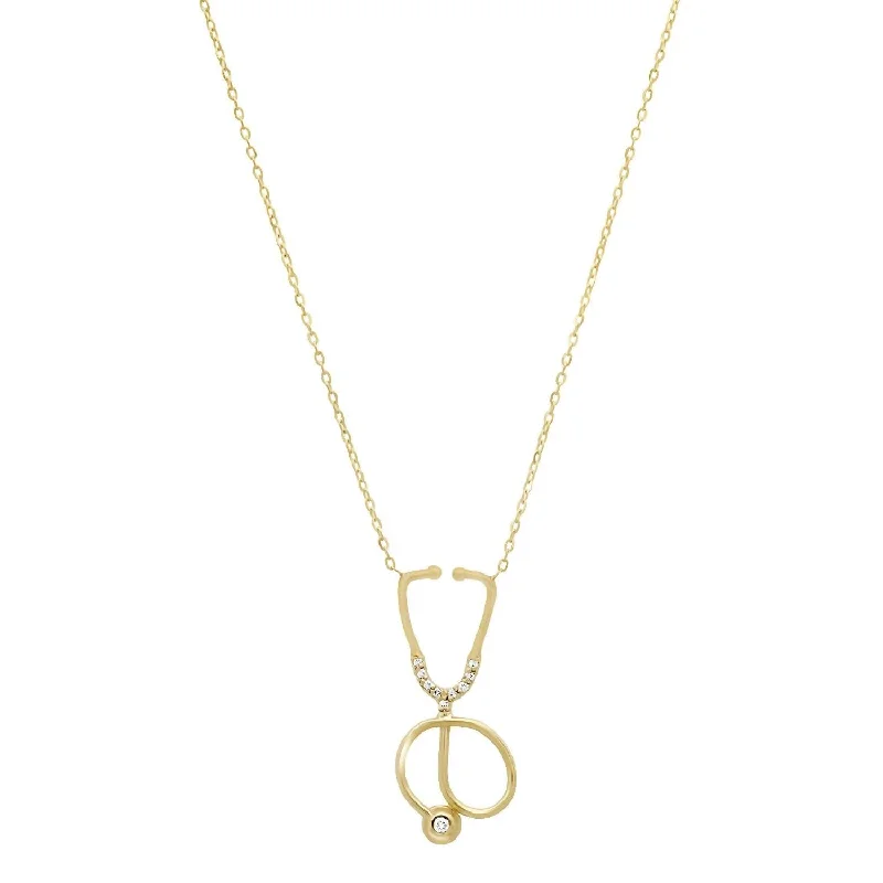 Ripple wave necklaces-Women's "everyday Hero" Necklace In Gold