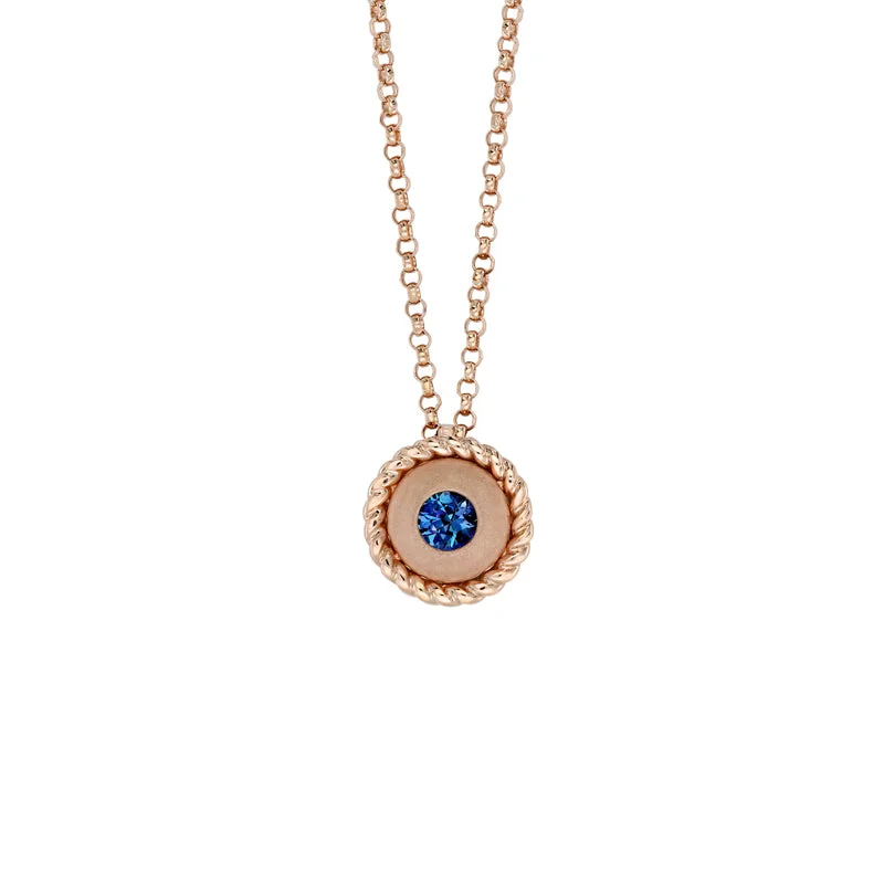 Hovering gem necklaces-Sapphire Dreams Ana Necklace