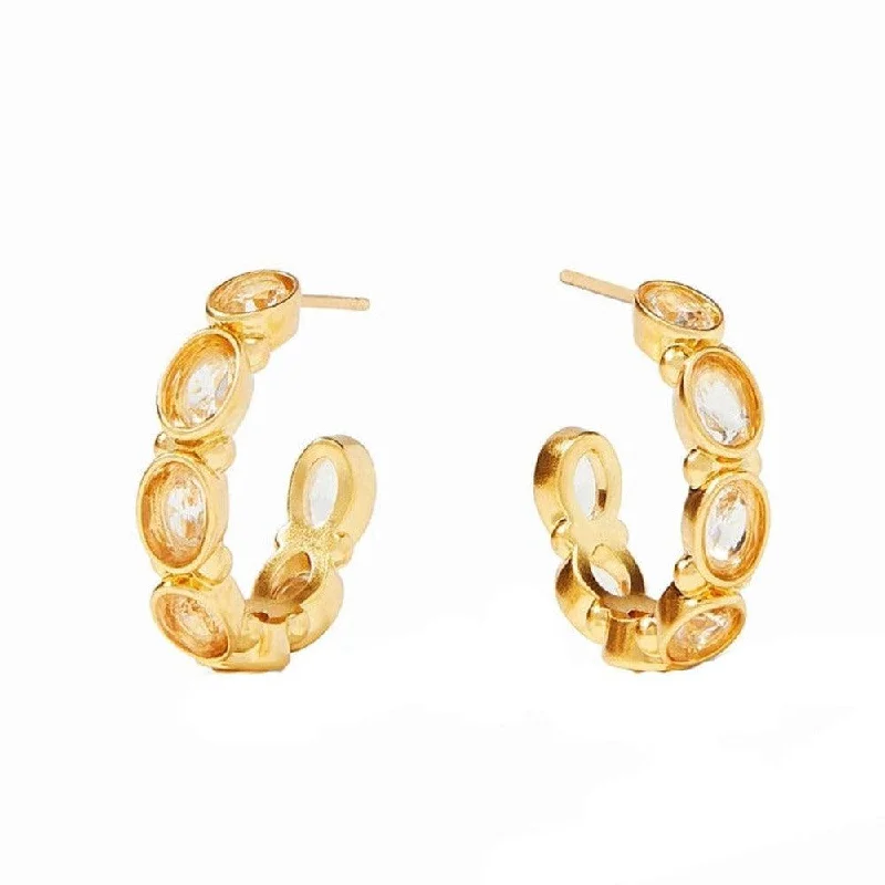 Vintage drop earrings-Mykonos Hoop Earrings