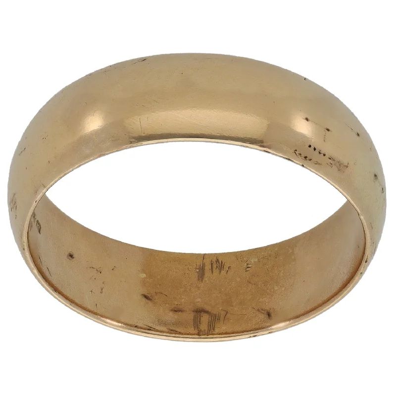 Elegant art rings-9ct Gold Plain Wedding Ring Size U