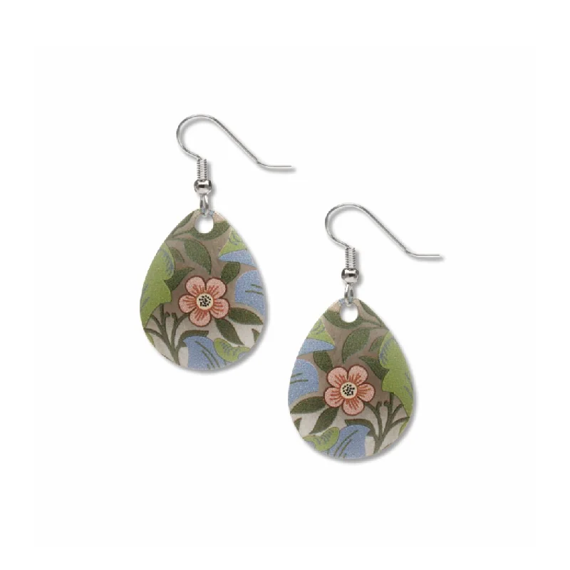 Flow shape earrings-William Morris Granville Earrings