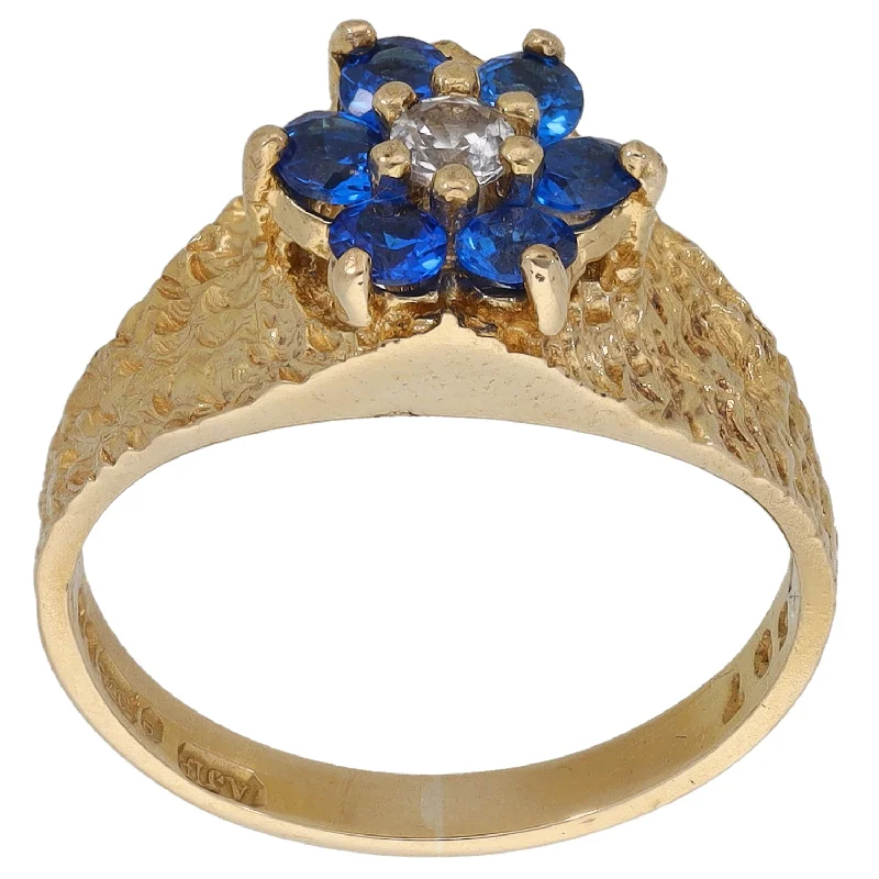 Sharp star rings-9ct Gold Imitation Dress/Cocktail Ring Size N