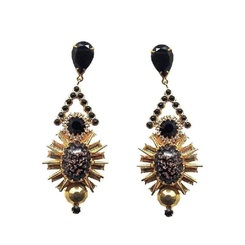 Gothic style earrings-Dominique Earrings