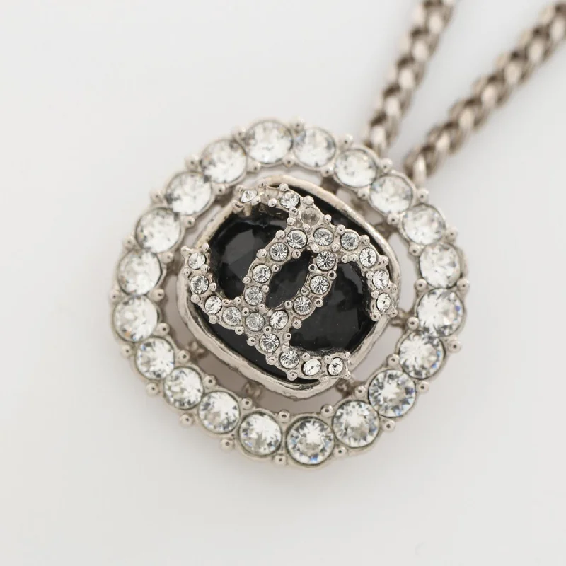 Tourmaline pendant necklaces-Chanel Clear  Stainless Steel Necklace (Pre-Owned)