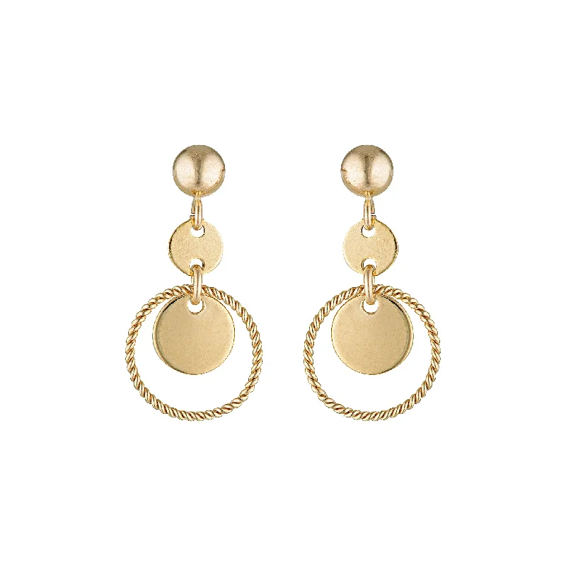 Ripple motif earrings-Orion Stud Earrings