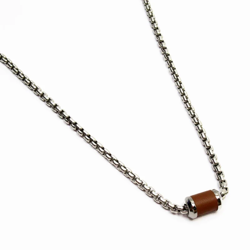 Clear stone necklaces-Hermes   Metal Necklace (Pre-Owned)