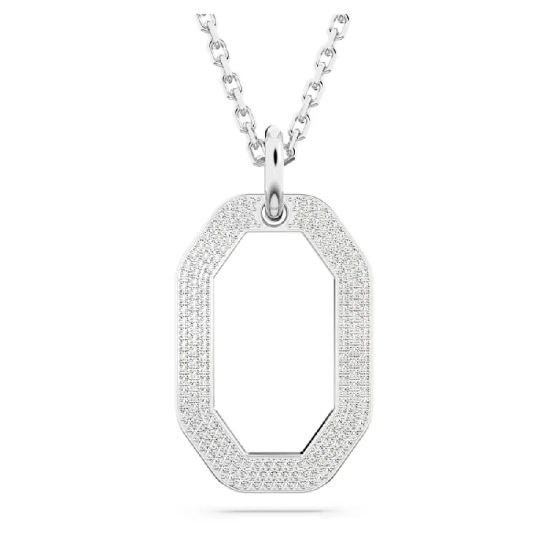 Old medallion necklaces-Swarovski Women's Dextera White Crystal Necklace 5642388