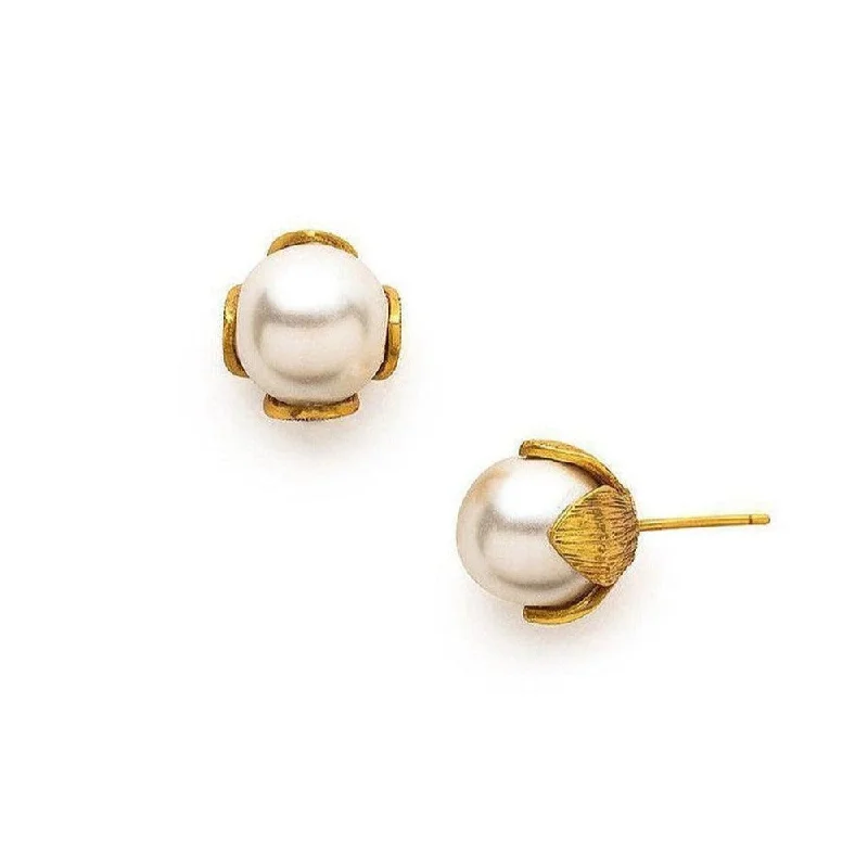 Fine pearl earrings-Penelope Small Stud Earring