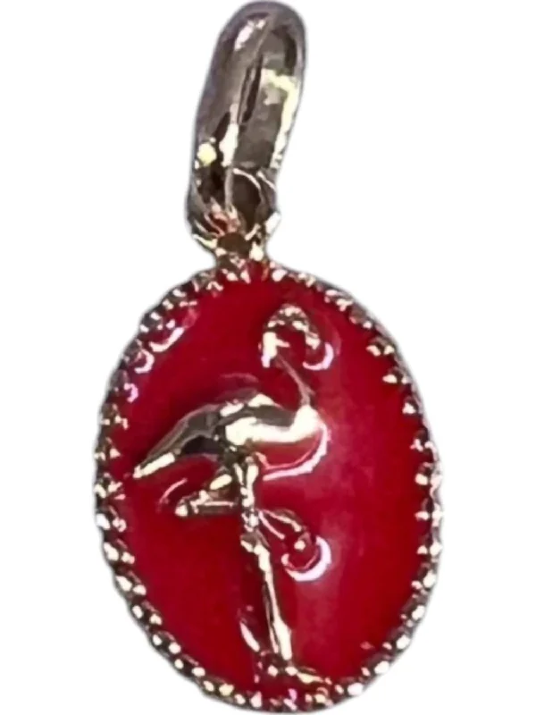 Light beaded necklaces-Women's Resin Flamingo Pendant In Poppy