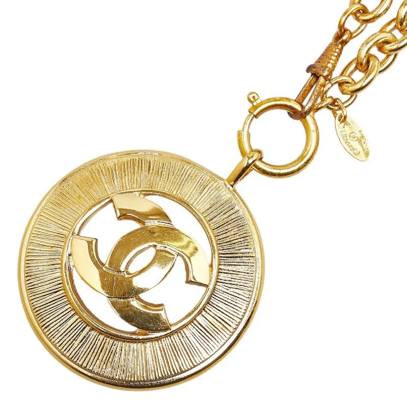 Curved gem necklaces-Chanel   Plating Necklace (Pre-Owned)