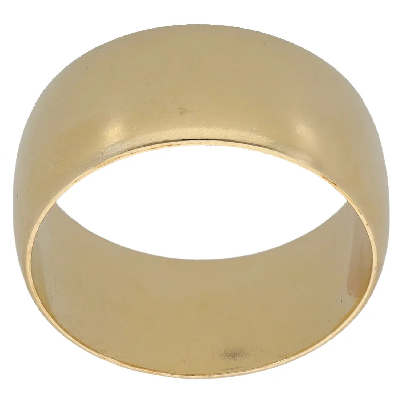 Dove design rings-9ct Gold Plain Wedding Ring Size L