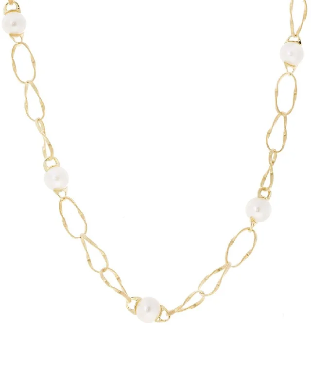 Nostalgic photo necklaces-Marco Bicego Marrakech Onde 18K 5-6mm Pearl Necklace