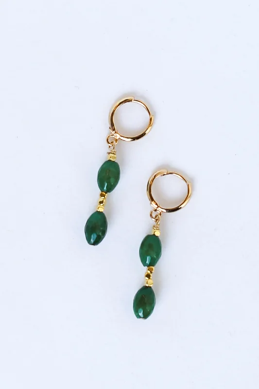 Light enamel earrings-FINAL SALE - Caroline Drop Earrings