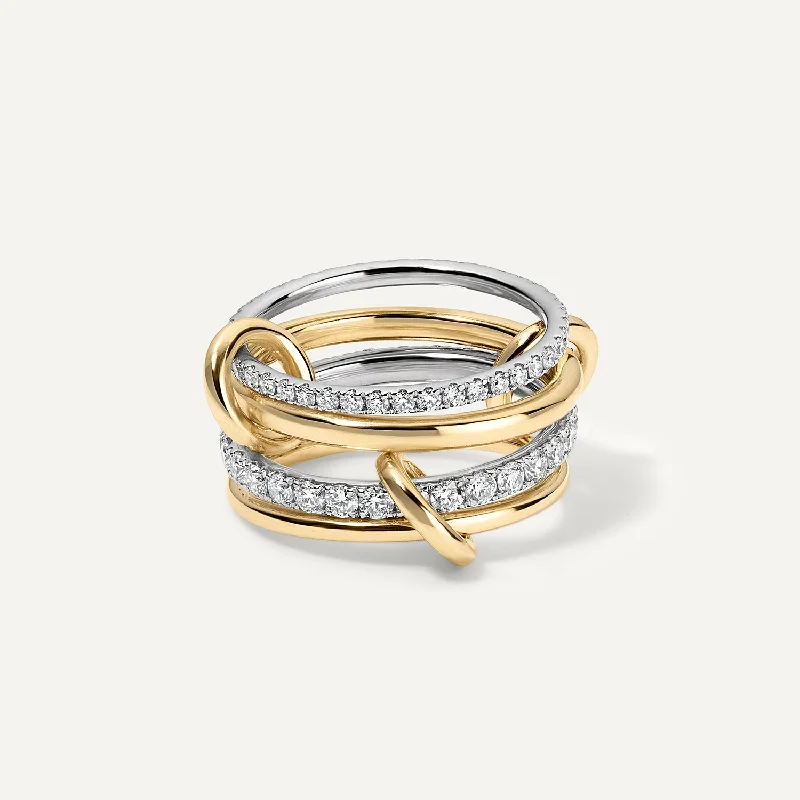 Soft band rings-Interlock Ring