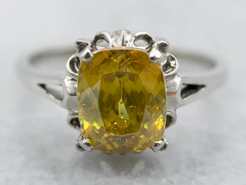 Bold stone rings-The Penelope Sphene Ring