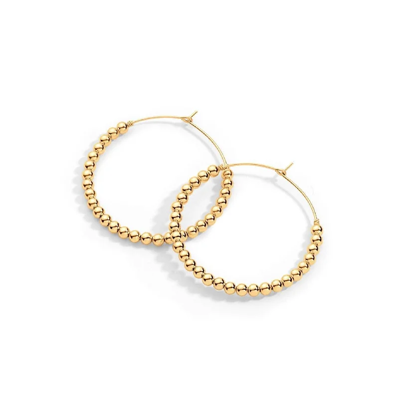 Firm hoop earrings-Izzy Gold Filled Hoop Earrings