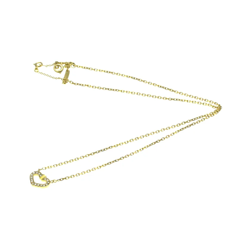 Lasso-style necklaces-Cartier C Heart  yellow  Necklace Jewelry (Pre-Owned)