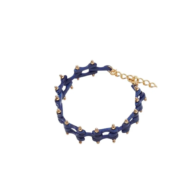 Pinch clasp necklaces-Women's Bedford Chocker In Lapis