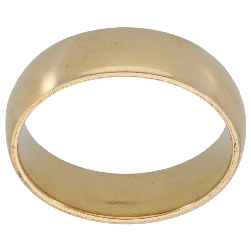 Fine form rings-9ct Gold Plain Wedding Ring Size S