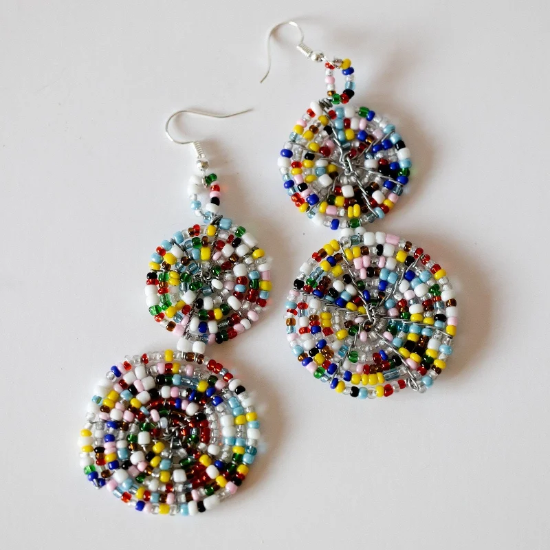 Flow design earrings-Redeemed Bohemian Earrings