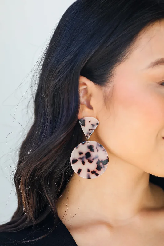 Garnet stud earrings-Naomi Acrylic Drop Earrings