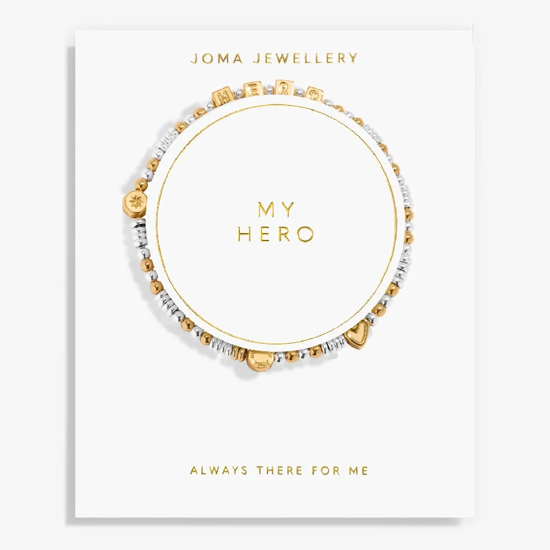 Subtle accent bracelets-Happy Little Moments My Hero Gold Plated Bracelet 8256