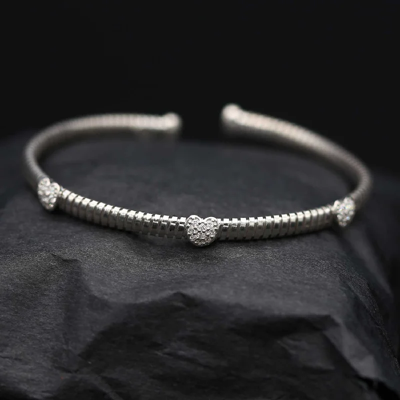 Shiny druzy bangles-Bracelet en argent SPW008