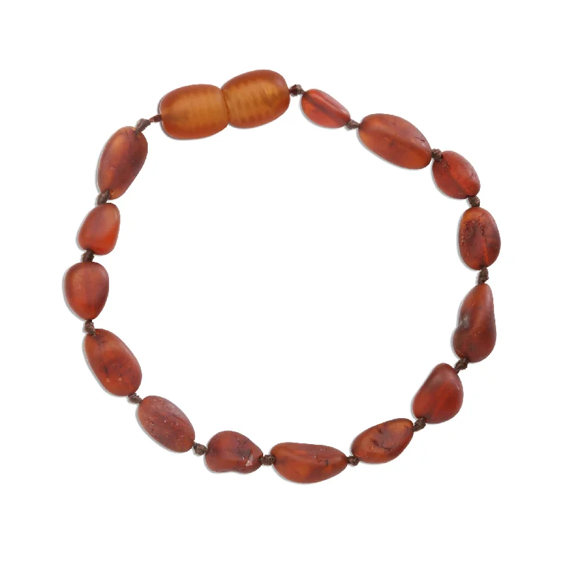 Firm gold bracelets-Amber Teething Bracelet for Teething Babies and Toddlers (Light Cherry)