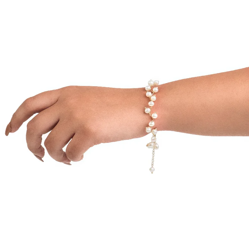 Neat link bangles-Chokore Branched Freshwater Pearl Bracelet